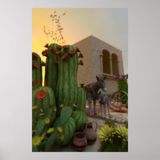 Silent Siesta Poster (Voorkant)