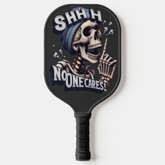Silent Skeleton: De onthulling van de mysterieuze  Pickleball Paddle (Voorkant)