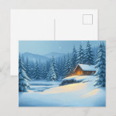 Silent Snow Feestdagenkaart (Voorkant / Achterkant)