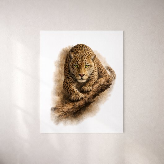 Silent Stalker — African Leopard Poster