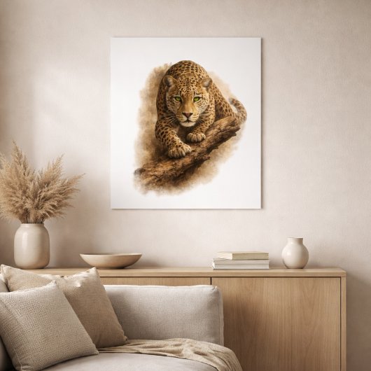 Silent Stalker — African Leopard Poster