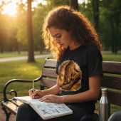 Silent Stalker Leopard | African Wildlife Predator Tri-Blend Shirt