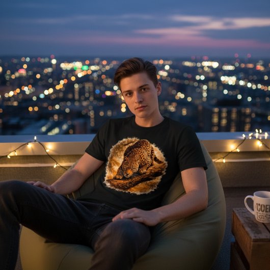 Silent Stalker Leopard | African Wildlife Predator Tri-Blend Shirt