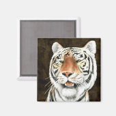 Silent Stalker - Tijgermagneet Magneet (Voorkant / Achterkant)