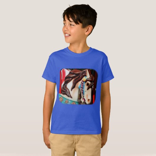 Silent Steed Carousel Horse T-shirt (Voorkant volledig)
