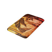 Silent Steed Carrousel Horse in Sepia Badmat (Gekanteld)