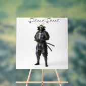Silent steel samurai acryl bord (Neutraal)