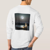 Silent Steps T-shirt met gedicht van Rabindranath (Achterkant)