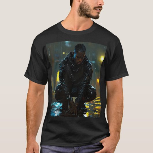 Silent Storm: De Rouwende Rebel T-shirt (Voorkant)