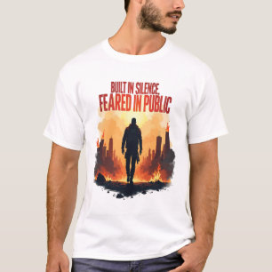 Silent Strength beroemd gemaakt door Gritty Cyberp T-shirt