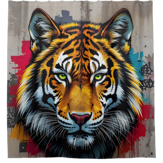 Silent Strength - Douchegordijn (Voorkant)