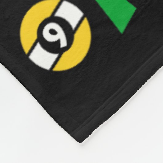 Silent Striker - biljart en kat Fleece Deken (Hoek)