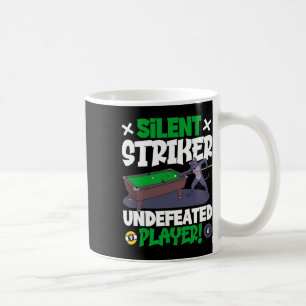 Silent Striker - biljart en kat Koffiemok