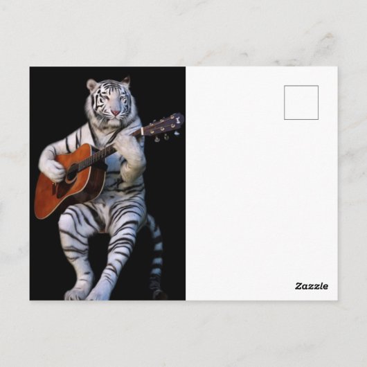 Silent Strings – Elegant Postcard Briefkaart (Achterkant)