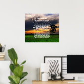 Silent Strong Dad 24-inch x 20-inch Poster (Matte) (Thuiskantoor)