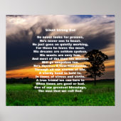 Silent Strong Dad 24-inch x 20-inch Poster (Matte) (Voorkant)