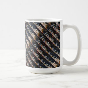 "Silent Thunder 2 Tiled" Abstract Design Mok