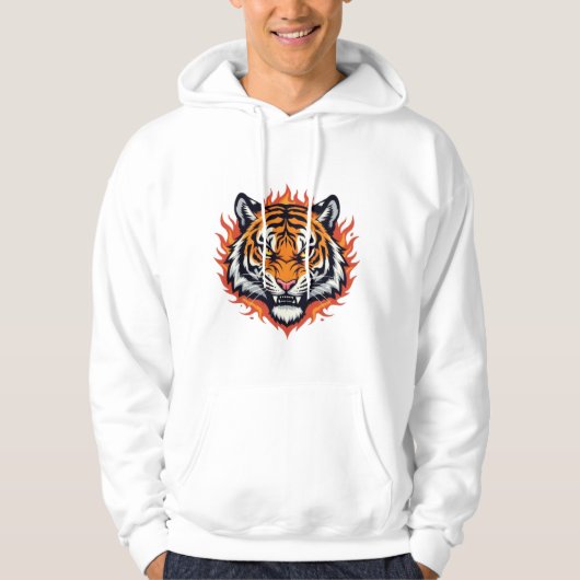 Silent Tiger – Precision and Power Hoodie (Voorkant)