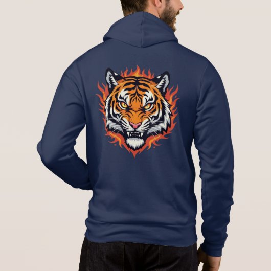 Silent Tiger – Precision and Power Hoodie (Achterkant)