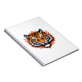 Silent Tiger – Precision and Power Notitieboek (Rechterzijde)