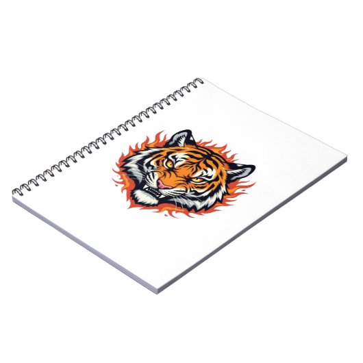 Silent Tiger – Precision and Power Notitieboek (Linkerzijde)