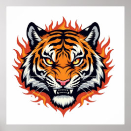 Silent Tiger – Precision and Power Poster