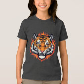 Silent Tiger – Precision and Power Tri-Blend Shirt (Voorkant)