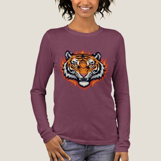 Silent Tiger – Precision and Power Tri-Blend Shirt (Voorkant)