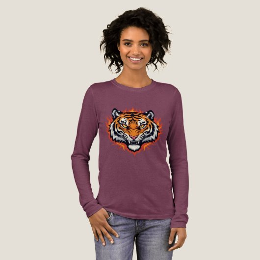 Silent Tiger – Precision and Power Tri-Blend Shirt (Voorkant)