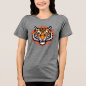 Silent Tiger – Precision and Power Tri-Blend Shirt (Voorkant)