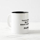 Silent Treatment Tweekleurige Koffiemok (Voorkant links)