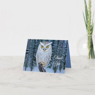 Silent Watch - Northern Winter Bossen Grey Owl Bedankkaart