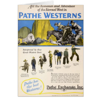 Silent Westerns Leo Maloney 1927 exposant ad film