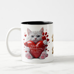 Silent Whiskers Cat Mok - Grote liefde, kleine pot