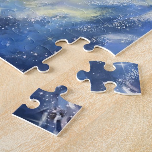 Silent Winters Night Puzzle Legpuzzel (Zijkant)