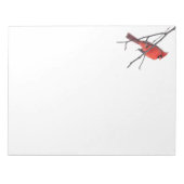 Silent Wonders Notepad Cardinal Notitieblok (Voorkant)