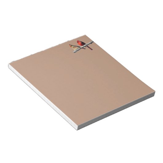 Silent Wonders Notepad Cardinals Notitieblok (Schuin)