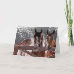 Silent Wonders Wenskaart Winter Feestdagen Kaart