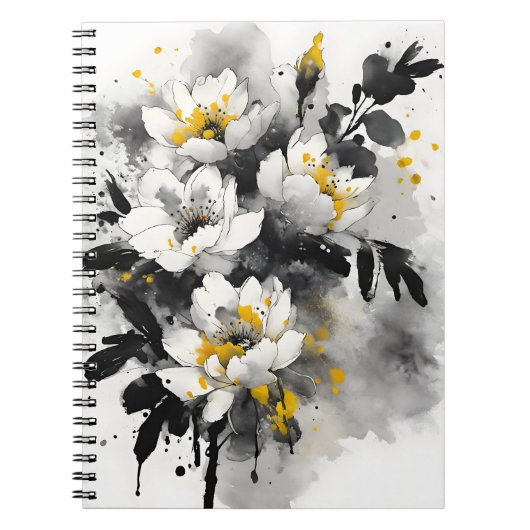 Silente tomentosa - Watercolor flowers Notitieboek (Voorkant)