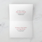 Silents Nights Bundel Joy Baby Kerstfoto Feestdagen Kaart (Binnen)