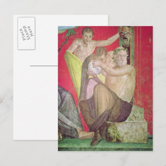 Silenus en de Young Satyr, East Wall Briefkaart (Voorkant / Achterkant)