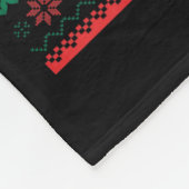 Siler Alert He Dies Christmas Jumper Funny Nativit Fleece Deken (Hoek)