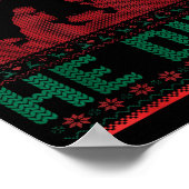 Siler Alert He Dies Christmas Jumper Funny Nativit Poster (Hoek)