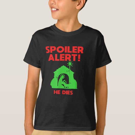 Siler Alert He Dies Funny Christmas T-shirt (Voorkant)