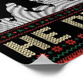 Siler Alert He Dies Jesus Nativity Scene Ugly Chri Poster (Hoek)