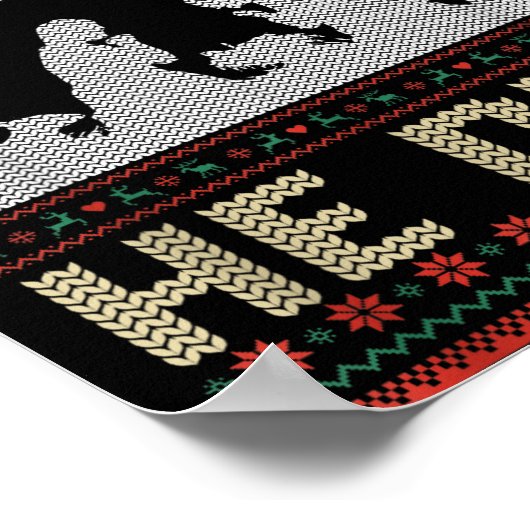 Siler Alert He Dies Jesus Nativity Scene Ugly Chri Poster (Hoek)