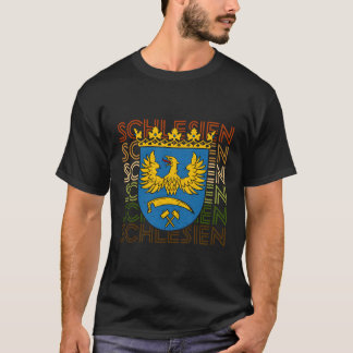 Silesia Schlesien Provincie Schlã Sing Polen Gery T-shirt