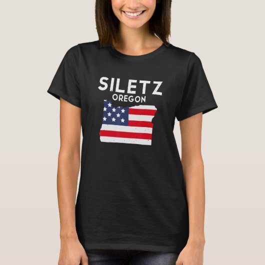Siletz Oregon USA T-shirt (Voorkant)