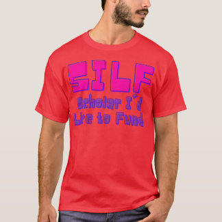 SILF Scholar Ix27d Steun voor roze paarse moerasse T-shirt