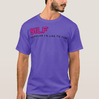 SILF Scholar Ix27d wil roze financieren T-shirt